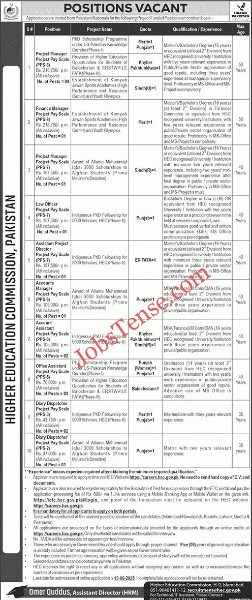 HEC Jobs 2025 